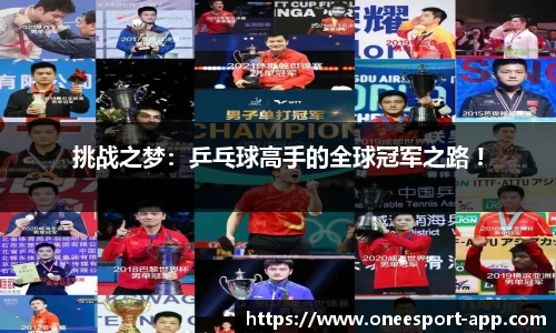 挑战之梦：乒乓球高手的全球冠军之路 !